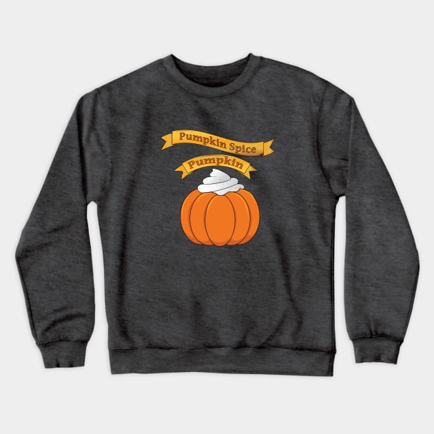 Pumpkin Spice Pumpkin Crewneck Sweatshirt by Godot